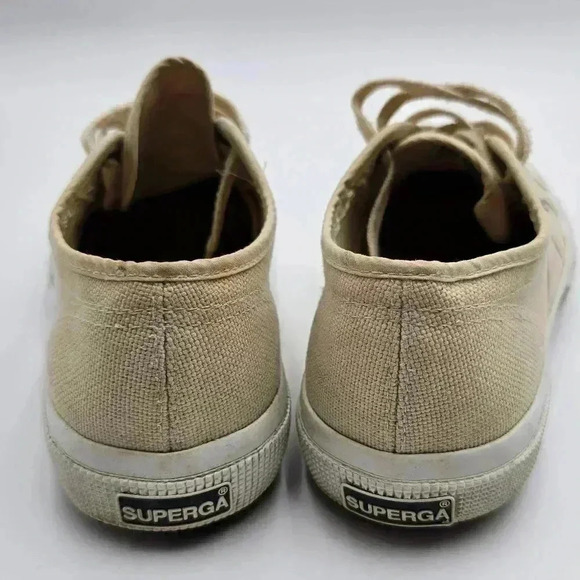 Superga Beige Gesso 2750 Cotu Classic Womens Size 39/8 - Picture 2 of 6